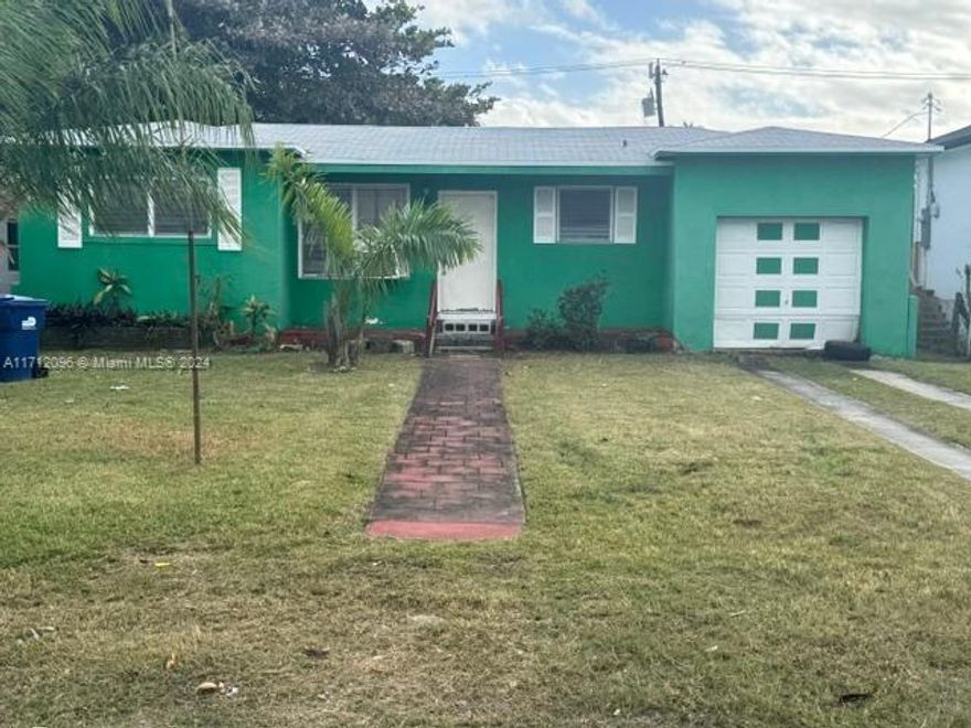 Location! Location! Location! Amazing opportunity for investors.  This home is situated in an ideal location - This home features 3 bedrooms and 2 bathrooms. . Property needs work - Price reflects scope of work to be done. Sold "As IS" without repairs or warranties.