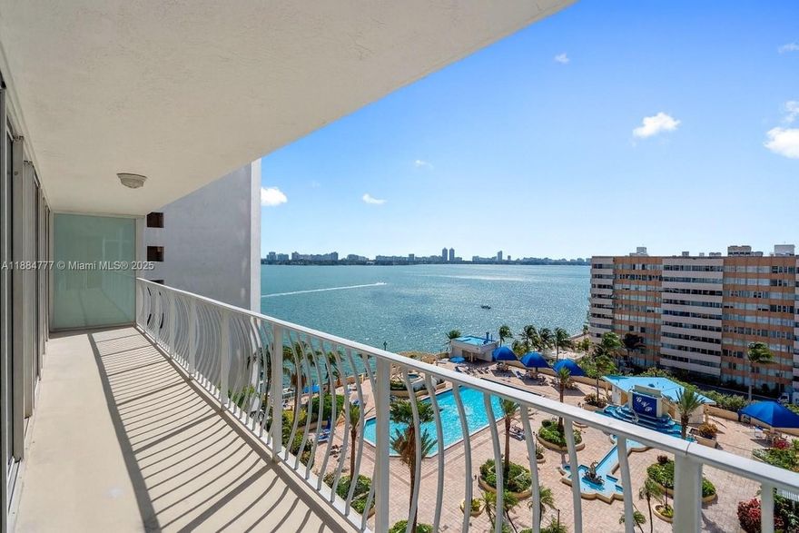 This stunning fully remodeled 2 bed & 2 bath condo with Breathtaking Ocean Views from every room! Features rectified porcelain tile, open kitchen with luxury stainless steel appliances & quartz countertops, in-unit laundry, and upgraded bathrooms with double vanities, tub & shower. Spacious balcony with access from every room. Unique floor-plan with 2 separate entrances. Building offers 24-hr security, concierge, pool area for kids & adults, and marina with dock rentals. 2 assigned parking. Prime location near beaches, Downtown Miami & Wynwood.