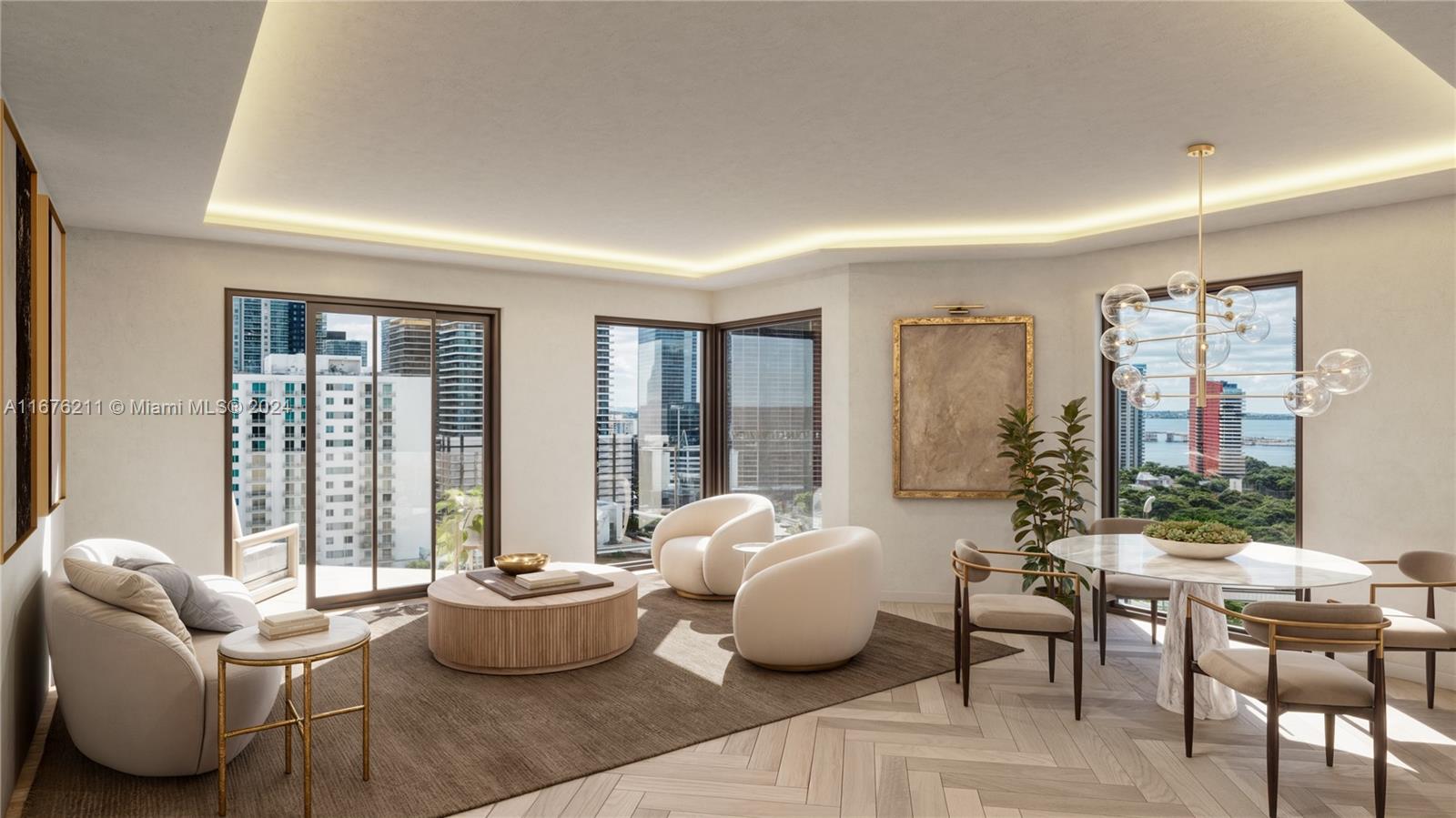 #2104 at Season One is a luxurious 2-bed, 2-bath residence, brought to life by renowned architect Kobi Karp. Fully furnished and curated by Restoration Hardware, this unit features high-end finishes and expansive floor-to-ceiling windows that offer breathtaking views of the Miami skyline. Residents will enjoy an array of exclusive amenities, including a rooftop pool, fitness center, and stylish social spaces, perfect for both relaxation and entertainment. Season One is ideally situated for easy commuting and is just steps away from Brickell City Centre, fine dining, and the vibrant nightlife that defines Miami’s dynamic urban core. In addition to its premium lifestyle, Season One offers a fully managed short-term rental program, making it an attractive investment Est.Completion in 2028