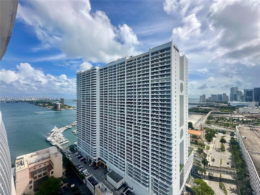 The Opera Tower has a beautiful "Studio" with Bay view from the 28th floor!  Studio features tile flooring throughout, a spacious bathroom, walk-in closet, stainless-steel appliances and wood cabinetry in the open-kitchen concept.  Studio brings is great natural lighting, along with a spacious balcony, where you can unwind drinking your coffee, reading your book, or spending time with friends in a great conversation.  *** Please note: Tenant Occupied until April 2026 ***