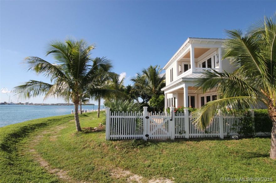Talk about views! This waterfront home has incredible panoramic views of Key West Harbour and the historic waterfront. It also has beach views and water views from every room in the house. No expense was spared on this dramatic and elegant residence. The Seller is a licensed Real Estate Agent.