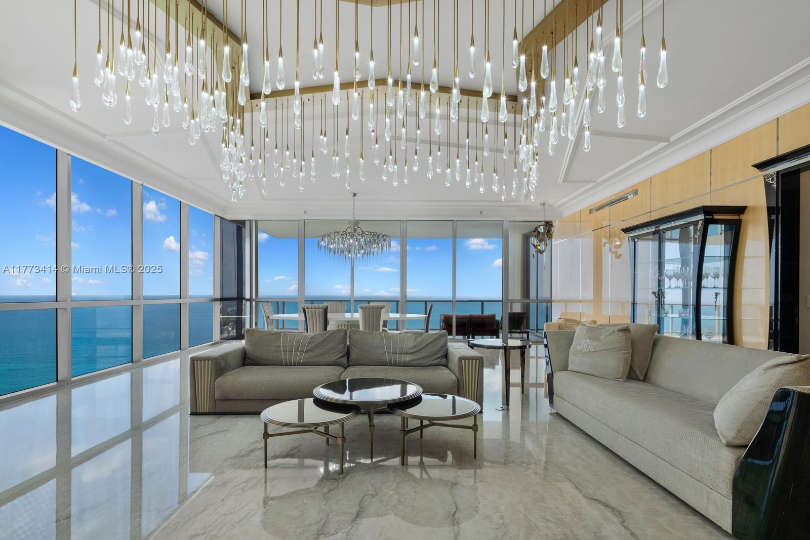 Rental Property at 17749 Collins Ave 3501, Sunny Isles Beach, Miami-Dade County, Florida - Bedrooms: 4 
Bathrooms: 7  - $45,000 MO.