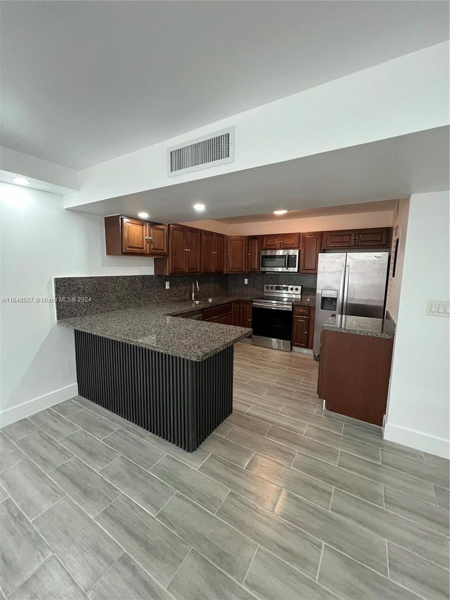It has a tastefully updated 2 bedroom 2 bathroom condo in the highly sought-after Calusa Club Village in the heart of Kendall. The spacious and privately patio fenced covered area offers access and beautiful natural lighting through bedrooms and living areas. Washer and Dryer inside unit, fresh paint, and beautiful new floors, Within walking distance to supermarkets and very close to major highways. The community is very well maintained and has plenty of guest parking, and resort-style amenities including a pool, and tennis courts. Easy access to public transportation.