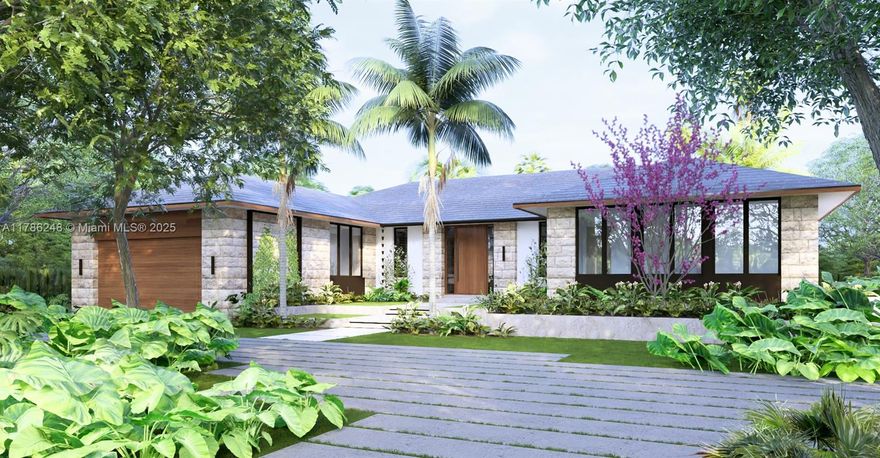 Discover this luxurious 5-bed, 6.5-bath home near Dadeland Mall, set on a lush 23,037 sq ft lot. With 5,415 sq ft of elegant living space, it features a European kitchen with quartz/granite island, Bosch appliances, gas cooktop, and coffee bar. Enjoy porcelain floors, LED lighting, linear air diffusers, and elegant fixtures. Outside, relax by the pool and BBQ terrace. Includes 2-car garage, storage room, gas water heaters, washer/dryer. A perfect blend of luxury, nature, and location.