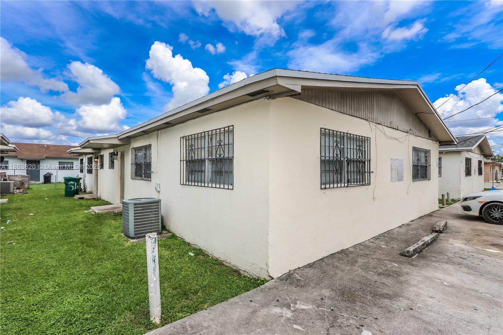 514 NW 7th Avenue is a duplex made up of expansive 3 bedroom, 2 bathroom units with central air conditioning, spacious kitchens, large living rooms and laundry hook-ups inside of each unit. Each units is individually metered for water and electricity. On the tenants water bill they pay for the trash directly to Florida City. This leaves the landlord with no utility expenses. Coupled with the low expenses the units are currently 100% occupied with all rents at $2,350 which will provide the new owner with excellent cashflow day one. This is a part of a 3 property portfolio of adjacent duplexes that can purchased together or separately. 506, 514 and 520 NW 7th Avenue Florida City, FL 33034.
