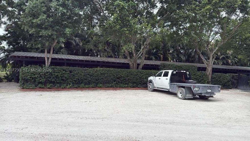 Unique 11-acre farm in Wellington features over 50 stalls with multiple barns, run in sheds, 8 paddocks, a stick & ball filed, clay area & four cabins. Recently remodeled home and player's lounge provides accommodations for staff and management. Expansive acreage & infrastructure. The farm offers space, location and lots of potential to become a premier equestrian​​‌​​​​‌​‌​​​‌‌​​​‌‌‌​​‌​​‌‌​​​​ center.