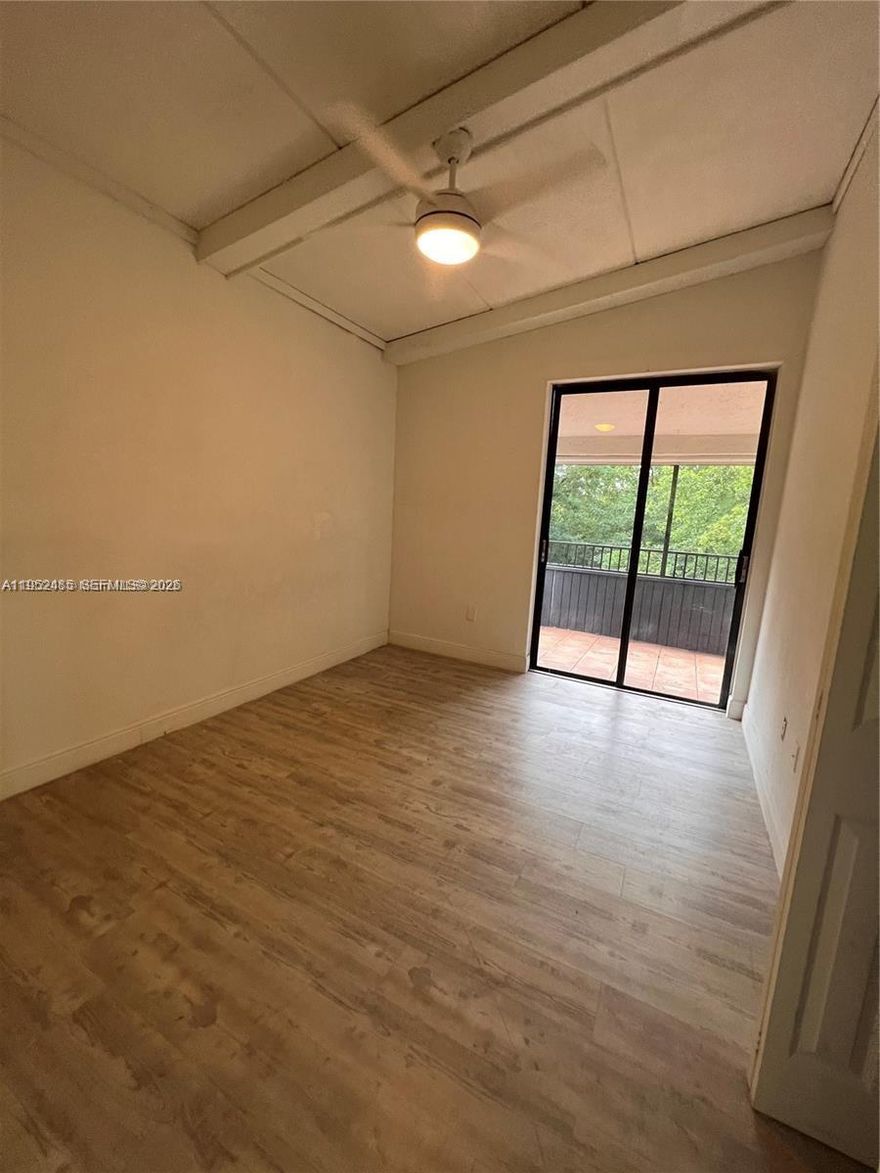 Excellent Location!! Bright and spacious corner unit featuring 2 bedrooms and 2 bathrooms with ceramic flooring throughout and high ceilings. Enjoy two private balconies with an outdoor ceiling fan, perfect for relaxing or entertaining. The unit is in excellent condition and offers an upgraded kitchen, plus in-unit washer and dryer. Includes 1 assigned parking space and a separate storage unit.