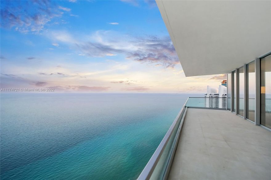 Welcome to fabulous residence in the sky #4404. This magnificent 4bed/family room/service quarters/5.5baths/flow though SE-SW most desirable corner unit offers 180 degrees of breathtaking, unobstructed, direct ocean, intracoastal and skyline views, regal 11.4 ceiling height & floor to ceiling windows, exquisite finishes such as beautiful custom Chevron pattern imported French white oak hard wood floors throught out, beautiful marble floors in bathrooms and exceptionally decorated by J Gibson from J GIBSON INTERIORS design firm. Unit is selling fully furnished. TURNBERRY OCEAN CLUB” is an iconic first-class 54 story oceanfront glass tower on a stretch of white, sandy, pristine beaches, synonymous of elegance, sophistication, exclusivity & privacy with amenities galore!