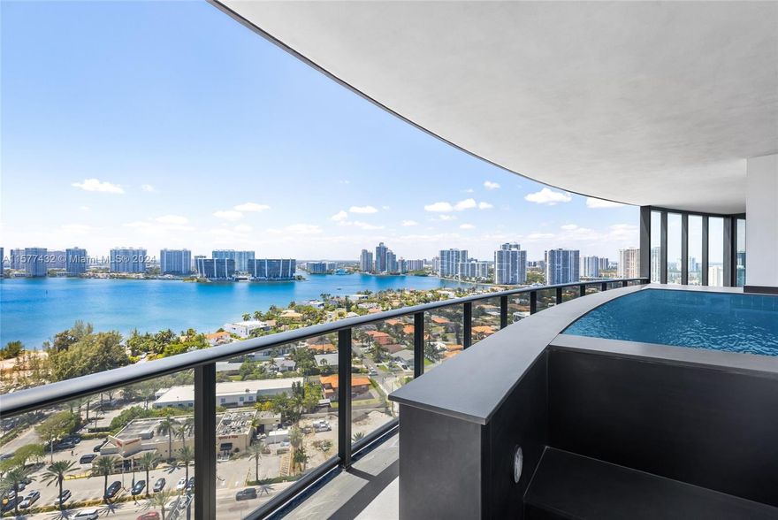 Embrace the art of beachfront living with a drive for design at the world-renowned Porsche Design Tower. This designer-ready unit boasts 3 bedrooms, a den, 4.5 bathrooms, and 3,555 square feet of seamless living space. Enjoy panoramic views from your highrise haven, where a private car garage and elevator bring a new definition to curb appeal as you watch your cars ascend into luxury. Your expansive terrace features a private pool, perfect for unwinding in style. Amenities include a gym, pool, game room, and more. With waterfront allure, valet parking, and a doorman, this residence seamlessly blends elegance and convenience.