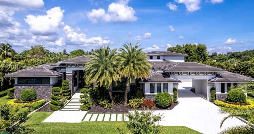 Plantation Acres Gem home is for sale! Luxury and finishes are unmatched. Smart Home, Security and Designer touches & custom lighting details. This gated masterpiece is like no-other on 1.5 acres of land on a quiet cul-de-sac street, with every amenity and comfort for your family to enjoy. Within walking distance to American Heritage School, 5 minutes from major highways, Sawgrass shopping and the Amerant Arena. All en-suite bedrooms with built out walk-in closets, an owner’s suite with exquisite finishes.  The Chef ready kitchen has 4 ovens (including a steam oven) 2 oversized islands, automated His and Her offices, an exceptional wine room, Gym room, loft/game room and a Dolby Atmos home theatre you need to hear to believe. Summer Kitchen & backyard.