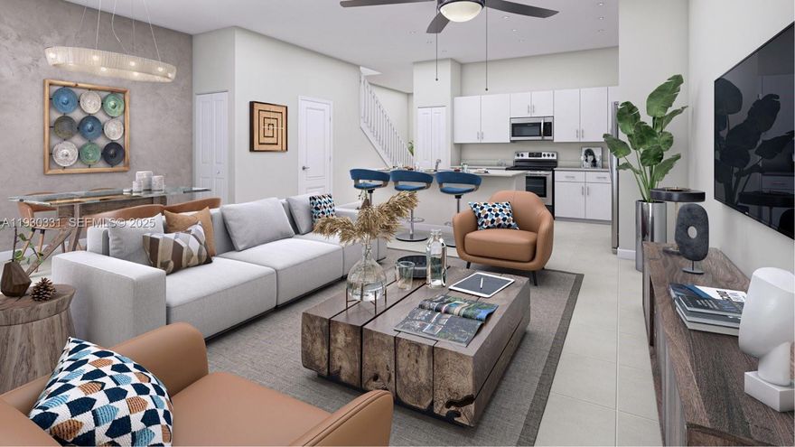 Spacious, stylish, and versatile. This 4-bedroom, 2.5-bath townhome in Harmony Parc blends modern design with everyday functionality. The open-concept layout features a bright contemporary kitchen with quartz countertops, stainless steel appliances, and ample cabinetry, flowing seamlessly into a private patio—ideal for relaxing or entertaining.
Parking is effortless with a 1-car garage, space for two additional vehicles, and guest parking available. The home also includes 1GB high-speed internet, perfect for remote work and streaming.
Upstairs, the primary suite offers comfort and privacy with a walk-in closet and double-sink vanity.
Ideally located near US-1, major highways, shopping, and dining, and just minutes from Black Point Marina. The community features green spaces and walking paths, designed for ease and flexibility.
More space. More comfort. More value. A home that works for how you live—today and ahead.