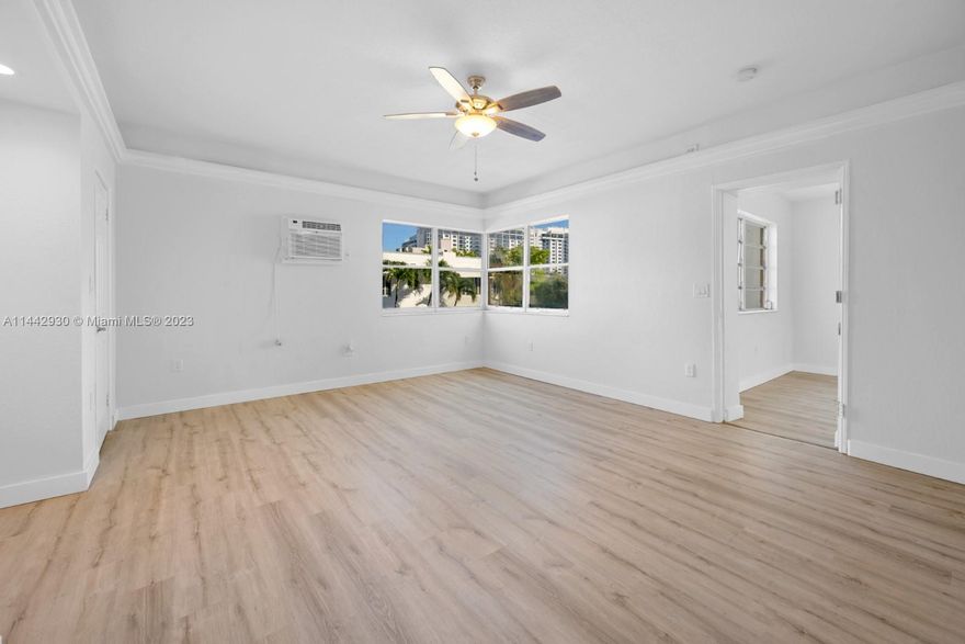 Best priced 2/2 on the Beach. Large unit renovated with new floors, new bathrooms, new appliances. On quiet street near pedestrian footbridge that takes you right to the beach. Brand new park (Bayshore park) coming steps away. Total taxes and maint only $8200/yr. Great for investors, 7pct cap rate