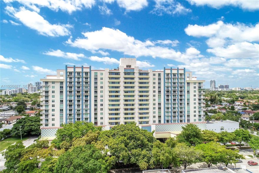 AVAILABLE FEB. 1ST, Spacious & Updated Corner Unit in The Aston! Full Service Building with great amenities. Short walk to Miracle Mile and just minutes away from Coconut Grove, Brickell Village and Downtown. Apartment Features Updated Kitchen & Bath. Tenant Renters Insurance required. Please see Brokers Remarks.
