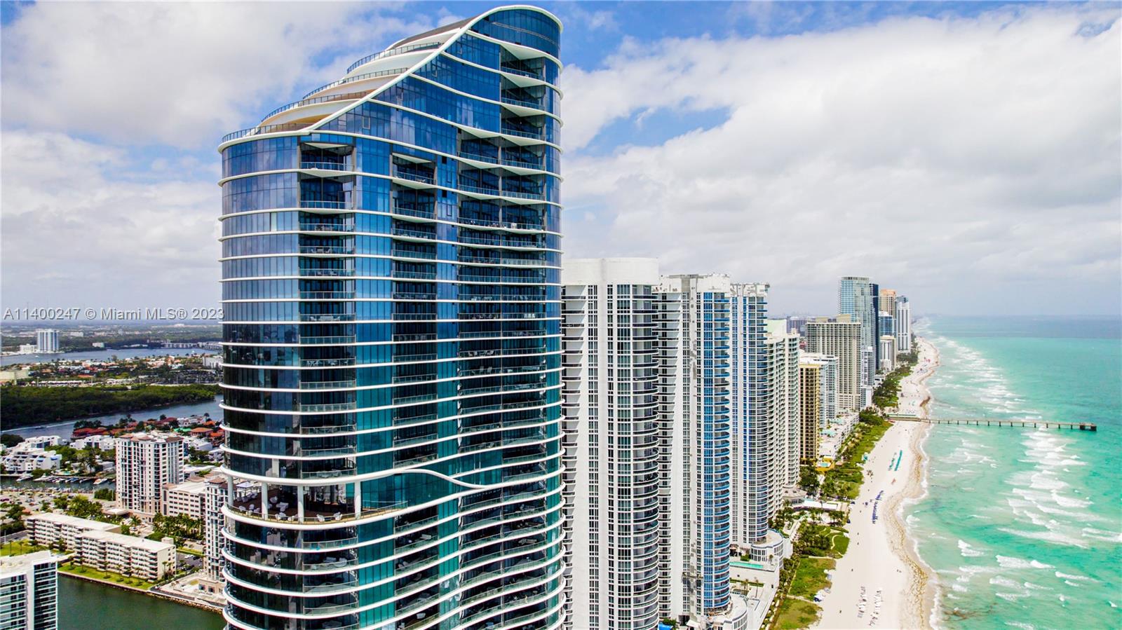 Exceptional residence with unobstructed city and ocean views featuring three bedrooms, and four and a half bathrooms. Be the first to live in this sun-drenched residence offering spectacular sunsets. Modified kitchen with top-of-the-line Miele appliances. High floor with an outstanding view of downtown from the second and third bedrooms. Marble floors throughout the living area with wood in the bedrooms. More furniture is coming to complete this showcase. The best priced 3 bedroom in the building. Limited time only at $26,000. World-class building amenities include concierge, valet, restaurant and room service, beach and pool services, two swimming pools, hot tub, movie theater, oceanfront gym and spa, wine lounge, game room, daily complimentary continental breakfast, and much more.