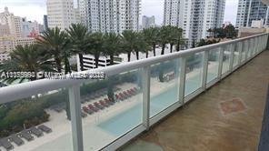 This condo is fully furnished and amazing 2 bedroom 2 bathroom fully renovated with wood floors, granite tops, stainless steel appliances corner unit with huge wrap terrace, amazing views. Building has state of the art gym, spa, & valet. From here you are steps from bayside, tons of restaurants, 2 minutes from Brickell, 5 minutes from s beach. Don't Miss this opportunity Move in now! This Rental will be available for April!
