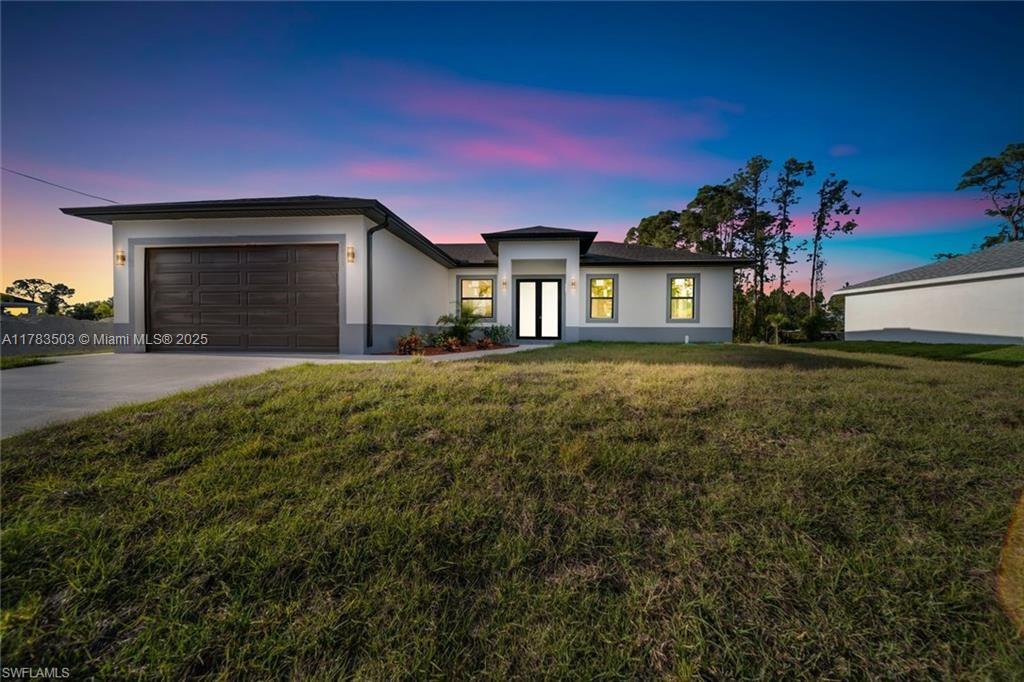 Discover a remarkable residence in the heart of Lehigh Acres, where thoughtful design meets modern comfort. This meticulously crafted home offers featuring three well-appointed bedrooms and two elegantly designed bathrooms. The home's interior showcases a harmonious blend of functionality and style, with a versatile den perfect for a home office or casual retreat. -----> refer to supplemental remarks for full property description !!!