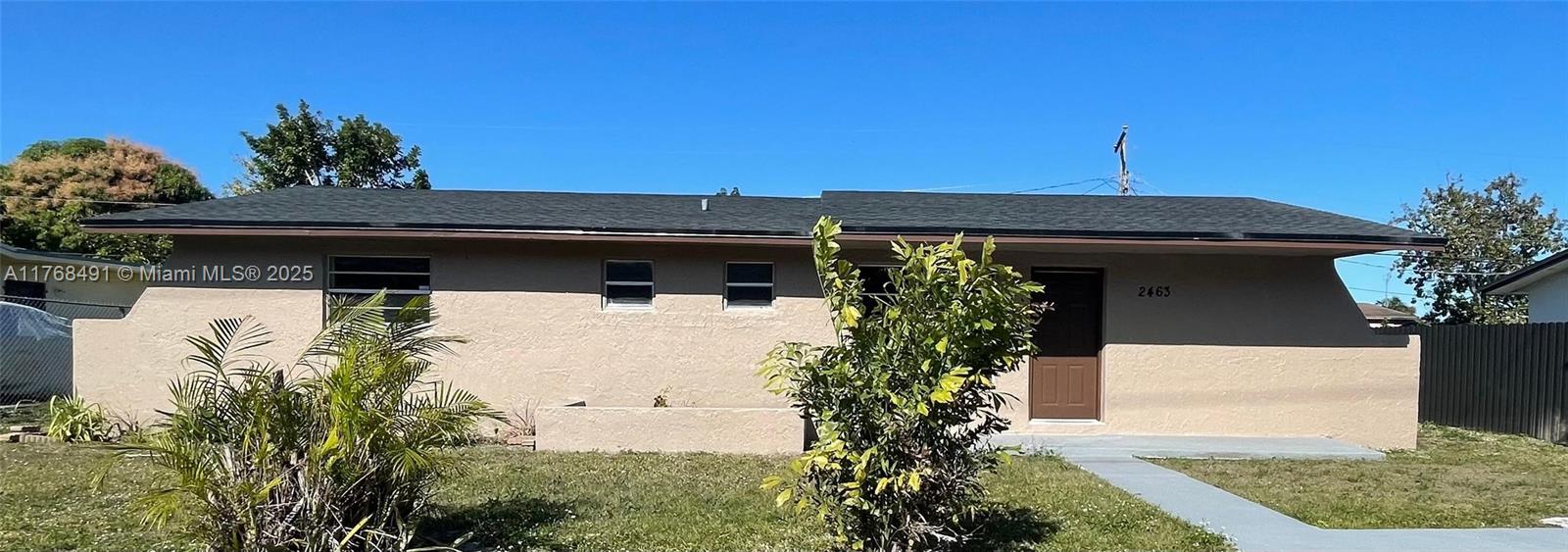 Rental Property at 2463 Nw 179th St, Miami Gardens, Broward County, Florida - Bedrooms: 3 
Bathrooms: 2  - $3,500 MO.