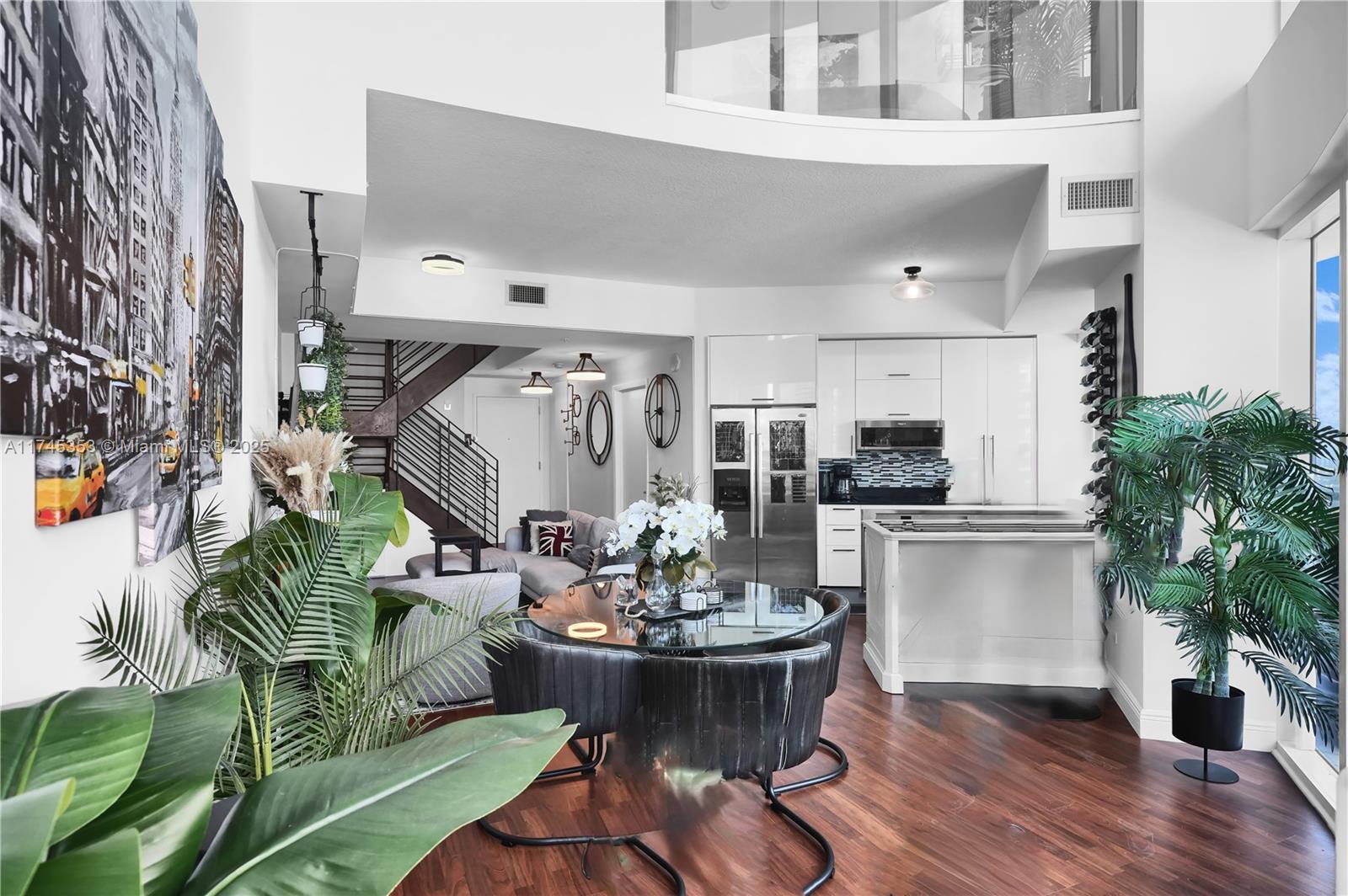 Incredible 3bed/3bath 2 story corner unit at Infinity Brickell. featuring an updated kitchen with added storage and counter space, volume ceilings with floor to ceiling impact windows, marble master bath with tub and walk-in shower, new blinds system installed in bedrooms, and complete city views from both balconies The unit can come partially furnished or unfurnished. The building features world class amenities: gym, steam room, sauna, cold plunge, game room, pool, business center, community rooms, 24/7 concierge at front desk, in building restaurants both casual and high end. The property is located walking distance to Brickell City Center, Mary Brickell Villages, and the world renowned restaurants, bars, and lounges. Located off of 13th Street the property allows for an easy commute.