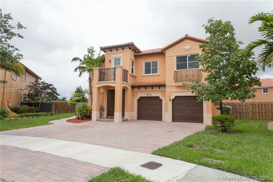 Amazing & Elegant in Bellagio @ Venetian Isles. Custom Wood Kitchen Cabinets with Wall Ovens & Counter Cooktop. Breakfast Nook. Volume Tray Ceilings Throughout. 1/1 Downstairs. Two Master Bedrooms. Main Master with His/hers Bathrooms + Sitting Area. One of the Larger Lots in Subdivision. Large Patio with Pavers & New TIKI HUT overlooking the Lake. Show Assist for All Showings.