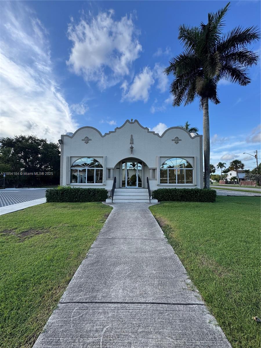 This rare opportunity to buy a historic Homestead landmark built in 1925 with Spanish Mission Revival architecture. Situated on a 16,200 SF corner lot with excellent visibility and high traffic exposure, it includes 2,966 SF of office and medical space. The building has been completely improved and renovated with upgraded electrical, plumbing, flooring, new A/C units and ductwork, remodeled bathrooms, new lighting, signage, hurricane shutters, and more. With ample parking and B-1 A zoning, it supports a range of commercial uses. The building also has a completed recertification, offering a structurally sound, high-profile space ideal for medical, professional, or retail ventures. Schedule your showing appointment today.