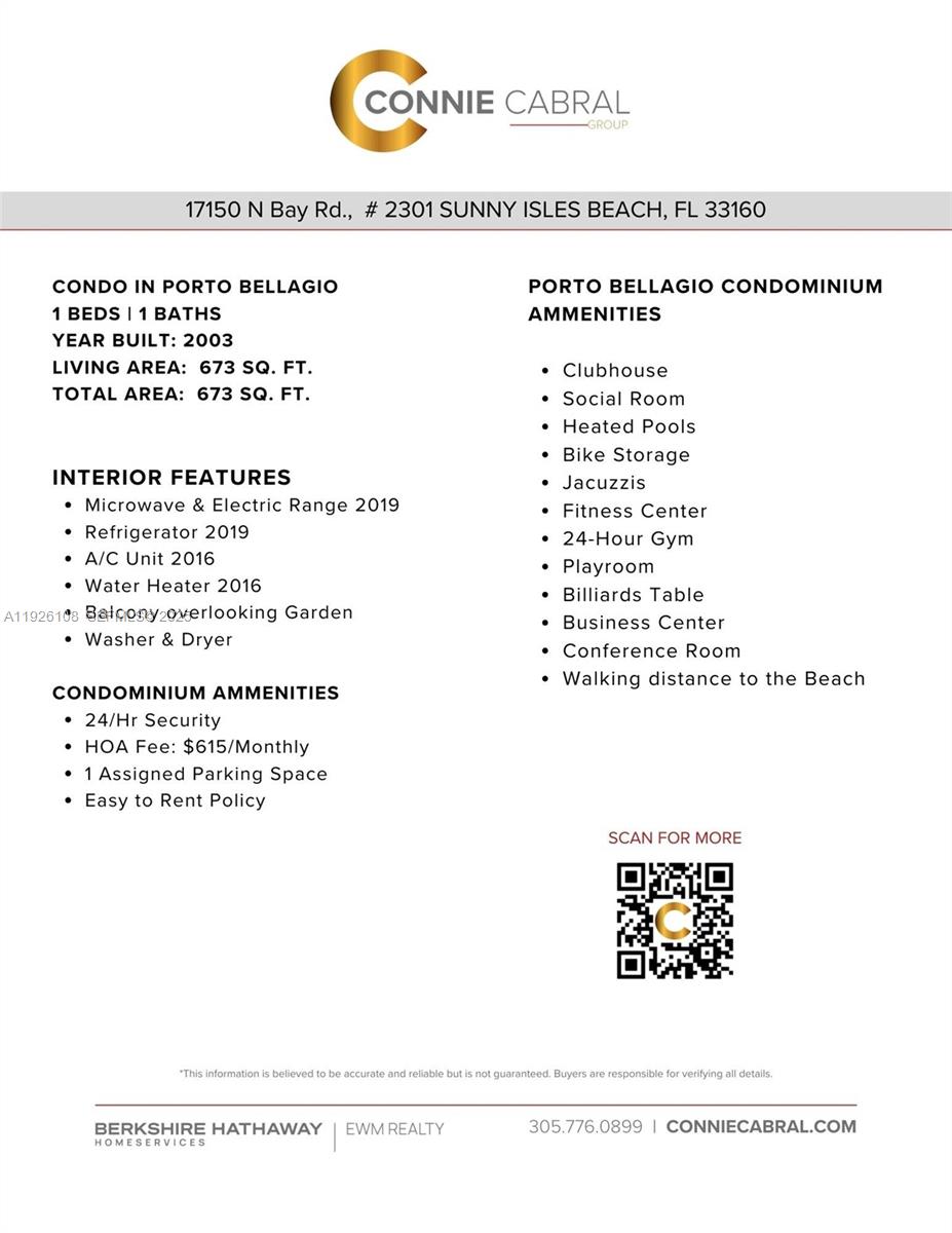 PORTO BELLAGIO CONDO - Residential