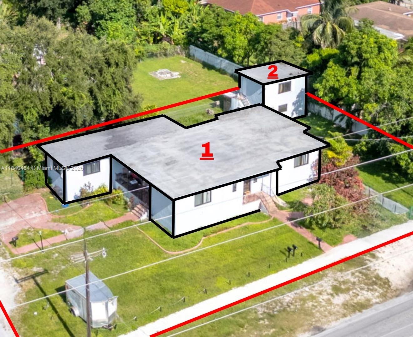Incredible investment opportunity! This mostly renovated 4-unit property consists of two separate buildings on a large corner lot in unincorporated Miami-Dade County, ideally located between North Miami Beach and North Miami, just off Biscayne Blvd. The unit mix includes a 2BD/2BA (easily convertible to 3BD/2BA), a 2BD/1BA, and two efficiencies. All units are currently rented month-to-month at below-market rates, providing excellent value-add potential. Features include impact windows, ample parking for all units, and a spacious layout. Zoned for flexibility with strong upside—don’t miss out on this opportunity with endless possibilities.