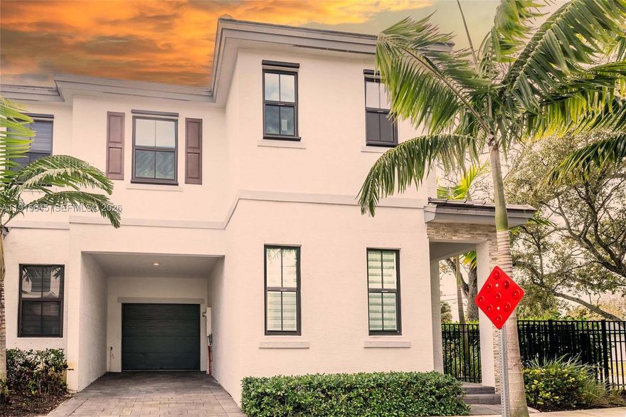 Price improved to sell! This beautifully updated corner townhouse offers one of the most spacious layouts in the community and features over $45,000 in upgrades. Recent improvements include brand-new hurricane-impact windows and doors and an expanded patio, perfect for outdoor entertaining or quiet relaxation.
Inside, enjoy a bright open-concept layout that seamlessly connects the living area to a modern kitchen with stainless steel appliances and clean, contemporary finishes. Upstairs, the oversized primary suite stands out with a private en-suite bath and two large walk-in closets, offering exceptional comfort and storage.
Ideally located in a friendly, well-maintained neighborhood with quick access to I-95, top-rated schools, parks, and shopping. This home delivers the perfect balance of space, upgrades, and convenience—an outstanding opportunity you don’t want to miss.