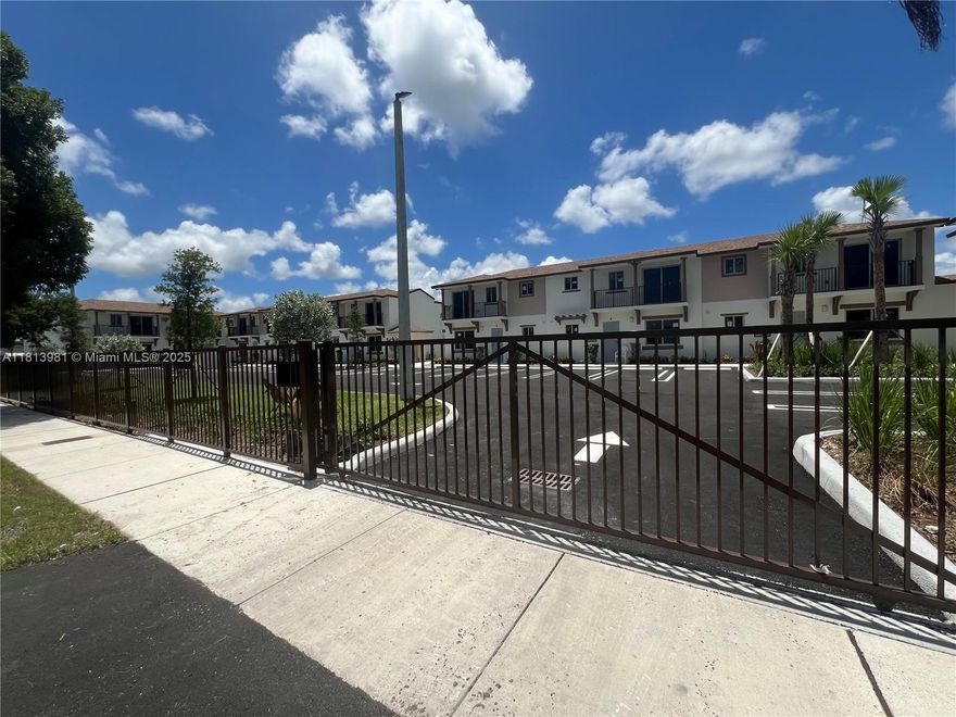 Be the first to live in this spacious 1500 sq ft brand new construction 3 bedroom 2.5 bathroom townhouse.  Home offers beautiful upgrades such as stainless steal appliances, 20 x 20 porcelain tiles (NO RUGS), solid surfaces counter top along with washer/dryer.  Mins away from shopping, Florida Keys, farmers market and more.  All bedrooms located on the 2nd flr.  This is a gated community.   Call/Txt agent for showing instructions..         Section 8 ok!