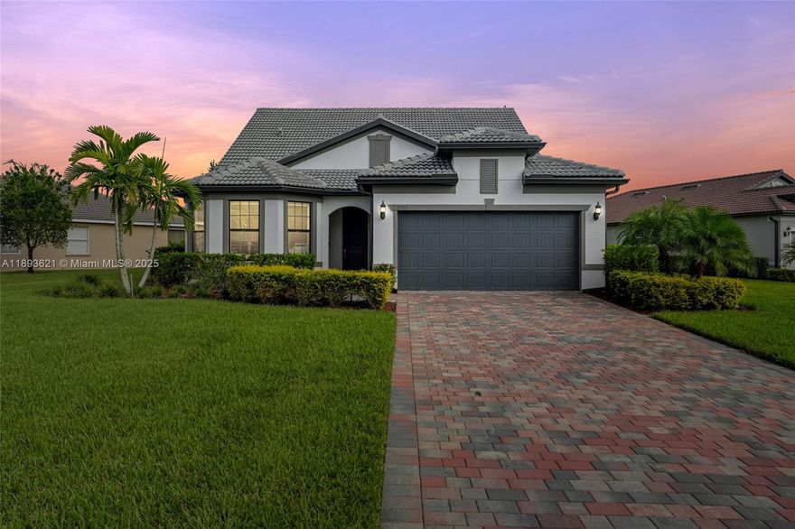 Discover elegant Florida living in this spacious 3-bedroom + den, 3-bath home in the desirable, gated River Hall Golf & Country Club community in Alva, FL! Enjoy an open-concept layout that seamlessly blends the living, dining, and kitchen areas—perfect for entertaining or everyday comfort. The main-floor primary suite offers a peaceful retreat with dual vanities and a large walk-in closet. Upstairs, find a private bedroom, full bath, and flexible loft space ideal for a media or game room. River Hall amenities include a championship golf course, resort-style pool, clubhouse, fitness center, and walking trails.