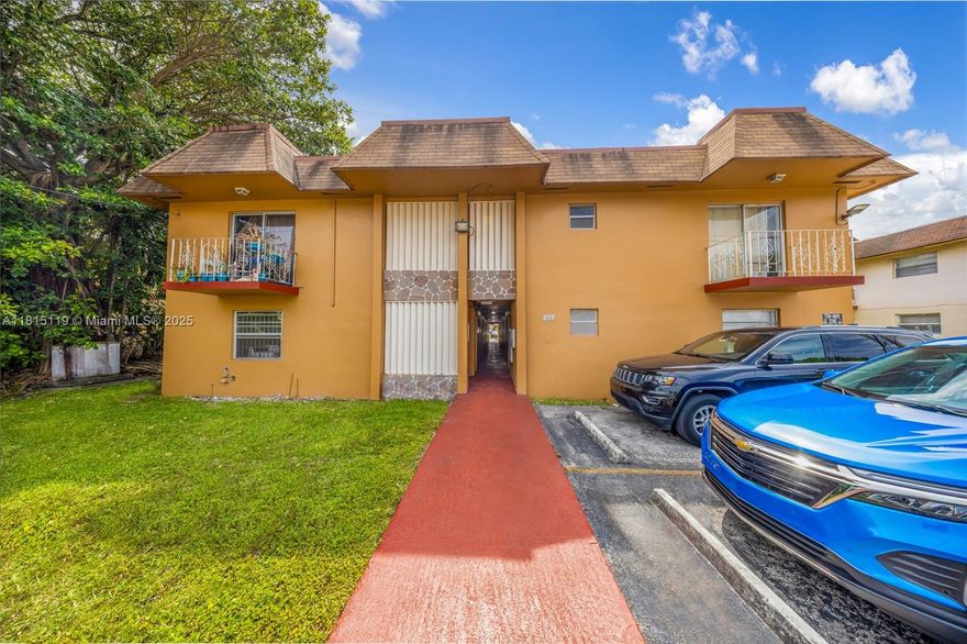 Extraordinary investment opportunity in Flagami south of Miami International airport  and 836 HWY, boasting an exceptional 1970s CBS construction that is hurricane proof. This sixteen (16)-unit apartment building, situated on 20,475 SF lot zoned T5-R with parking, is irreplaceable given existing zoning. Each apartment features a well- designed floor plan with one bedroom and one bath, providing consistency and ease of management. Within minutes to Magic City Casino, it is also centric to other amenities and locales. Inter Miami CF stadium, 58-acre public park, and entertainment district at Miami Freedom Park scheduled to open in late 2025. This is a year-round destination spot.