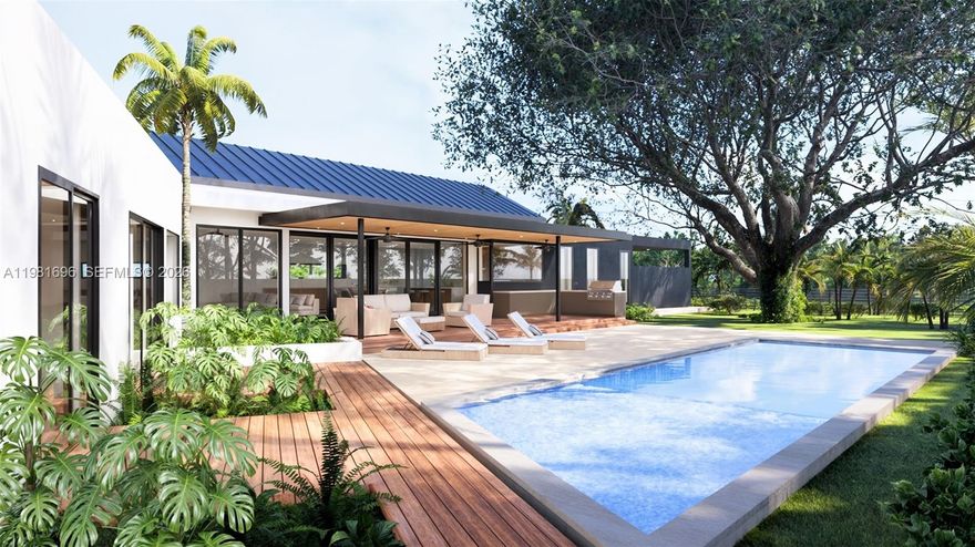 Introducing Oak House, a stunning architectural showpiece on North Coconut Grove’s most sought-after street, Micanopy Avenue. Elevated above the floodplain, this residence blends timeless elegance with contemporary sophistication, offering seamless access to parks, the Grove, and downtown. Developed by Urbane Capital and Billskog Construction, it features Italian Pedini millwork, Sub-Zero appliances, and custom finishes throughout. Sunlit open-concept living areas with soaring ceilings flow effortlessly into a lush, private backyard retreat. Perfectly designed for seamless indoor-outdoor living, the grounds include a heated saline pool, summer kitchen, and a mature oak with a sweeping canopy that provides natural shade and character. Expansive yet intimate, the setting invites relaxed afternoons and entertaining amid Coconut Grove’s vibrant tropical landscape. Oak House presents a unique opportunity to experience a thoughtfully curated residence in one of the area’s most desirable enclaves.