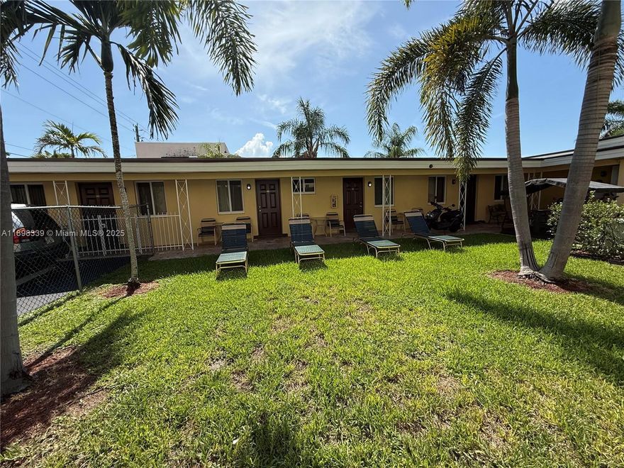 Investment Opportunity in Hollywood, FL: A 5-Unit Property near Hollywood Beach. This income-generating complex features two 1-bedroom units, two spacious studio units, and a separate 2-bedroom house. There is a laundry room and also a generator. for the property. Enjoy proximity to Hollywood Beach (approximately a 10-minute drive). A new roof was installed just one year ago.