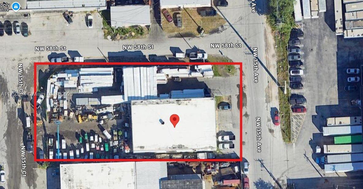 Property Highlights: Expansive Space: +/- 6,300 SF total warehouse building plus 16,800 SF industrial land, providing ample room for all your business operations. TOTAL: 23,100 SF, located in a corner lot with 2 entrances 35 avenue and 35th court. Convenient Access: Featuring three dock height doors and a ramp for easy loading and unloading of goods. Office Facilities: Includes 3 offices, a kitchen, and 4 bathrooms, offering n excellen workspace for your team.
Prime Location:
Strategic Location: Close to Miami Intnl airport, the warehouse is conveniently located near major highways and transportation hubs. This strategic location ensures easy access to key suppliers, clients, and distribution centers.