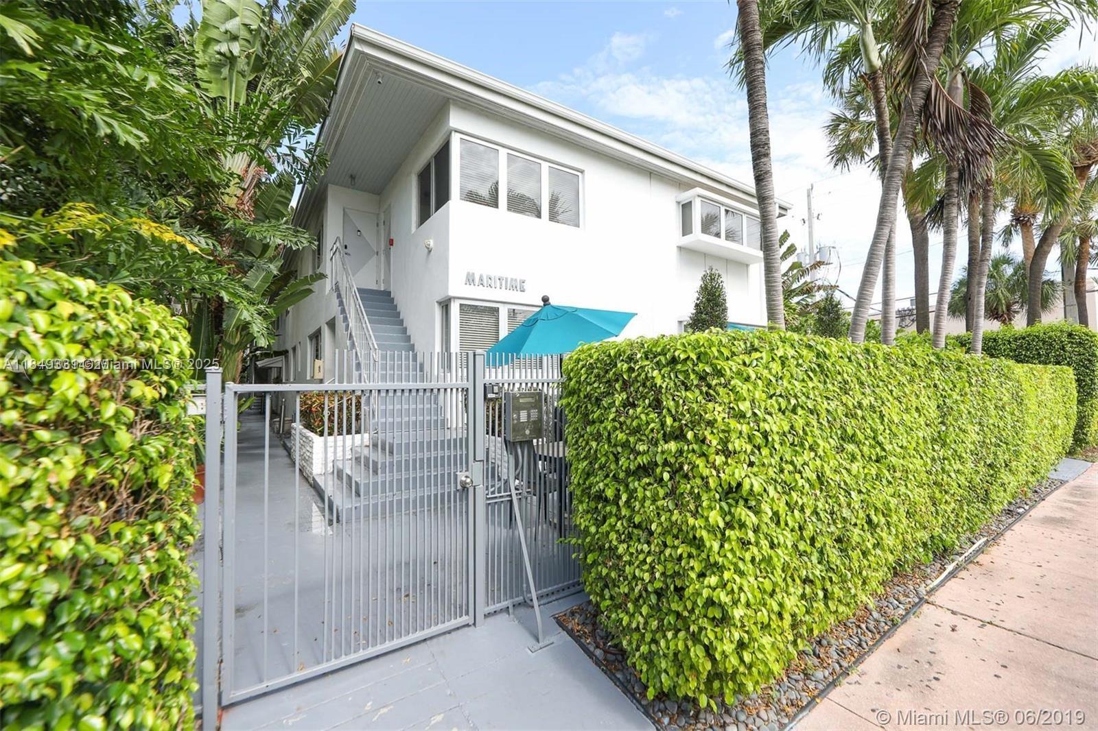 PRICE TO SELL!!! AMAZING LOCATION! UNIT LOCATED IN THE MARITIME CONDO WHICH IS HALF A BLOCK AWAY FROM LINCOLN ROAD AND A FEW MINUTES AWAY FROM THE BEACH!!! LARGE AND COZY 1BD/1BA WITH NATURAL, WOOD FLOORS THROUGHOUT, A WASHER/DRYER COMBO, QUARTZ COUNTERTOPS AND A NEST THERMOSTAT. GAS RANGE WAS ALSO REPLACED BY ELECTRIC RANGE. GREAT LAYOUT WITH MAXIMIZED SPACE; A SEPARATE DINING AREA, LARGE ROOM AND CLOSET! MONTH-TO-MONTH TENANT. GOOD FOR BOTH END USERS OR INVESTORS; CAN BE RENTED TWICE A YEAR!!