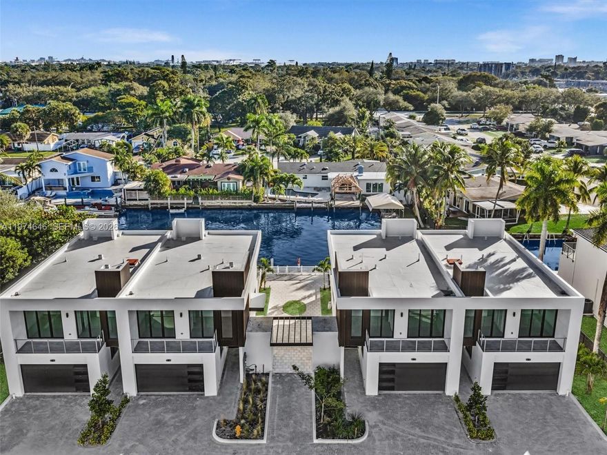 MOVE IN READY WATERFRONT UNIT WITH BOAT SLIP! Introducing H2O Dania, a newly delivered, gated townhome community in Dania Beach featuring just 11 modern residences with starting prices from $990,000. This boutique new construction development offers multiple layouts, contemporary architecture, and elevated finishes throughout. Four residences include deeded boat slips accommodating vessels up to approximately 32 feet, offering a rare opportunity for canal-front living. Photos shown represent one of the available layouts. Ideally positioned minutes from Fort Lauderdale Airport, beaches, marinas, Dania Pointe, major highways, and nearby places of worship. Limited inventory! Private, in-person tours available at the on-site sales center. SCHEDULE TODAY!