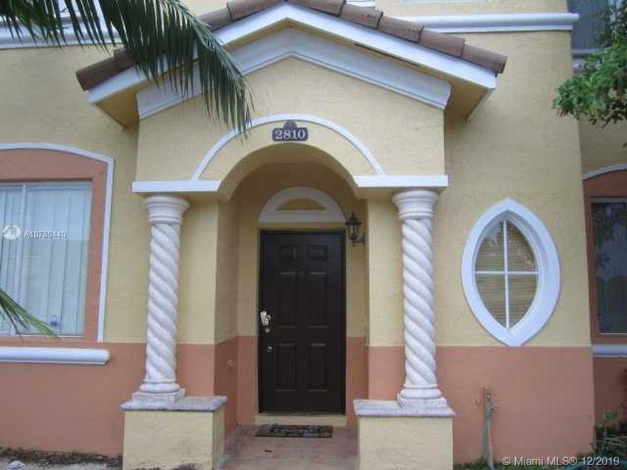 Amazing 4 bedroom, 3 bathroom townhouse. Two story, with a spacious backyard. Townhouse is within a gated community with 24 hour security. Community is close to schools , shopping, restaurants, and you can easily get to miami due to its proximity to I95. 

first month and deposit required. Please text for viewing instructions
Association takes 1-2 weeks for approval