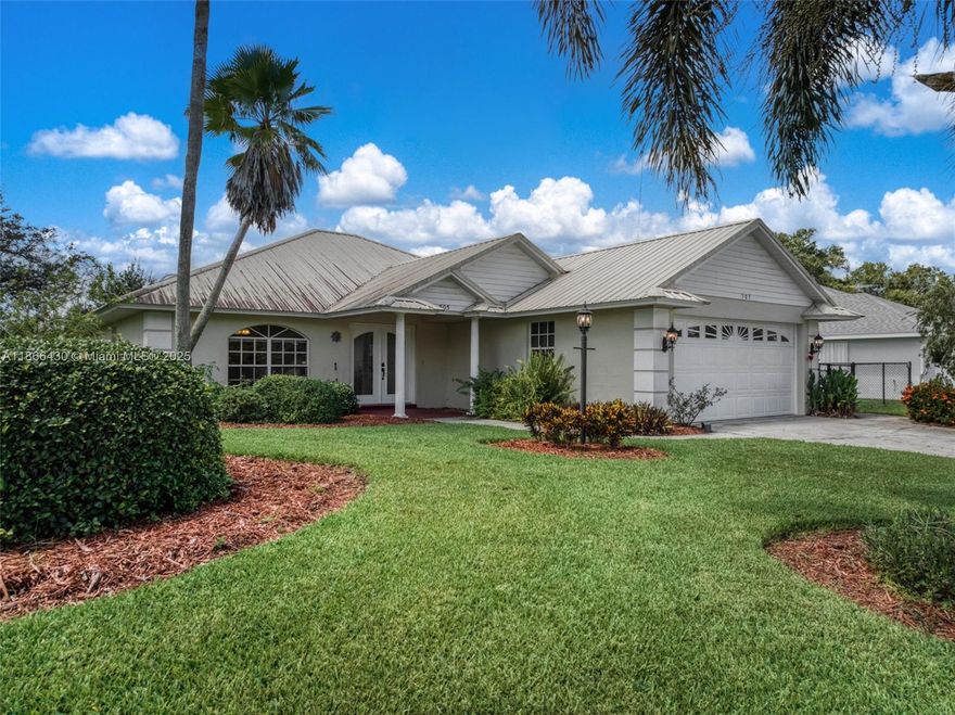 Sebring home (smaller central Florida town) in desirable neighborhood with paid off solar panels (2022), EV charging, and 90's charm. Other highlights include tons of natural light, fenced yard, metal roof (2017), primary bedroom with jetted tub, dual sinks, shower, two closets, a Florida room, and the comfort of home. With some updates this home can make a good investment, rental, or new home.