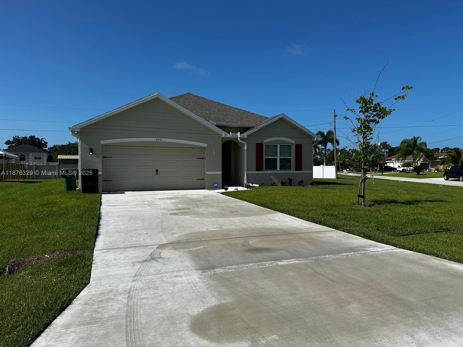 Welcome to this beautifully maintained single-family home located in the heart of Port St. Lucie! This residence features spacious living areas, a bright open floor plan, and modern finishes throughout. Enjoy a large backyard perfect for outdoor gatherings, plenty of natural light, and a functional layout designed for comfort. Conveniently located near schools, shopping, dining, and major highways, this home offers the ideal balance of privacy and accessibility. Don’t miss the opportunity to make this wonderful property your next home!