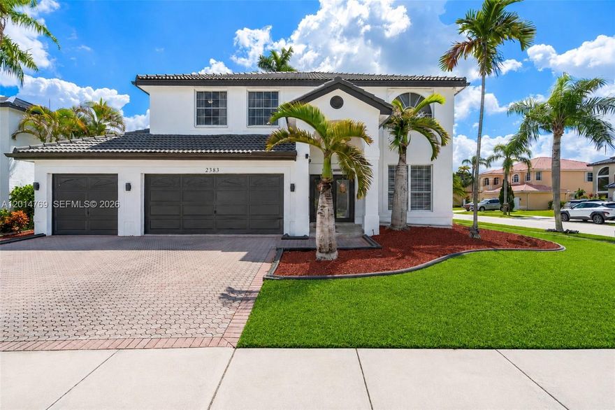 Move-in ready pool home in the desirable gated community of Silver Lakes in West Miramar. This spacious 5BR/3.5BA residence offers nearly 3,000 sq ft, high ceilings, remodeled interiors, great natural light, and a recently painted exterior. Designed for true South Florida living, the home features an open kitchen with quartz countertops, stainless steel appliances, renovated bathrooms, and a practical family-friendly layout. The backyard is the showstopper—private, fenced, and built for entertaining with a sparkling pool, brand-new outdoor kitchen, and generous outdoor space for gatherings, BBQs, and everyday enjoyment. Cable and high-speed internet included. A rare Silver Lakes home that delivers space, comfort, and lifestyle.