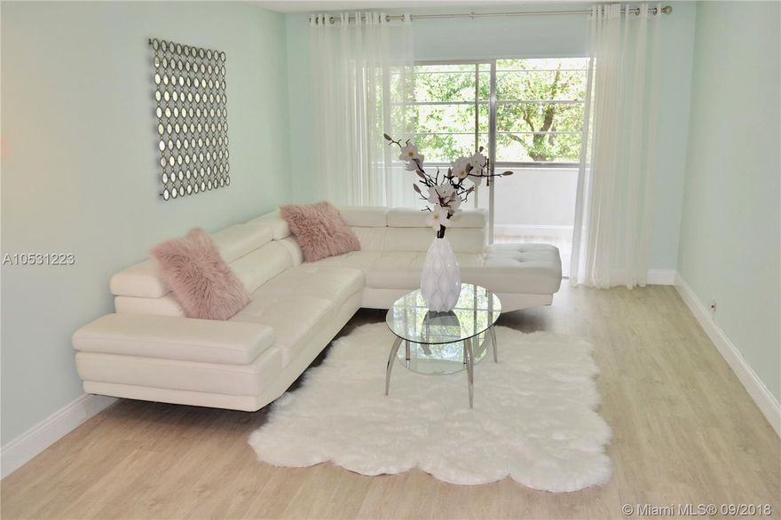 Beautiful renovated second floor unit in Resort Style Community of Holiday Springs Village. Spacious Unit with New Custom Kitchen with Extended Quartz Countertop, Custom Cabinets, Stainless Steel Appliances. Beautiful New Custom Double Vanity with Marble Top in Bathroom. New Waterproof Laminate throughout, Spacious Master Bedroom with walk in closet. Unit freshly painted, New doors & Handles. New AC compressor with 1yr warranty, Relax and Enjoy all the resort style amenities in the Club House: heated swimming pool, theater, sauna, tennis, shuffleboard, fitness center, barbecue area. Community Laundry, No renting & minimum 600 credit score & 20% down. Close to shopping, places of worship, restaurants, golf course &more.Only one person must be 55+ as per association.