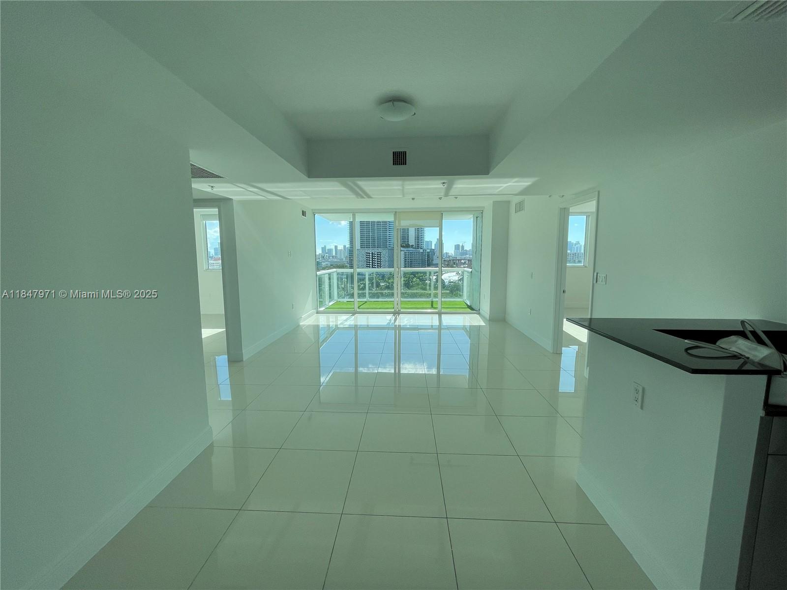 Spectacular and open view from the 12th floor facing east, with all the skyline of Brickell/Downtown and the Miami River. Central location close to Hospital area, Miami Airport, Brickell/Downtown. 2 bedroom 2 bath with 2 assigned parking spaces. Stainless steel appliances, washer and dryer in the unit.