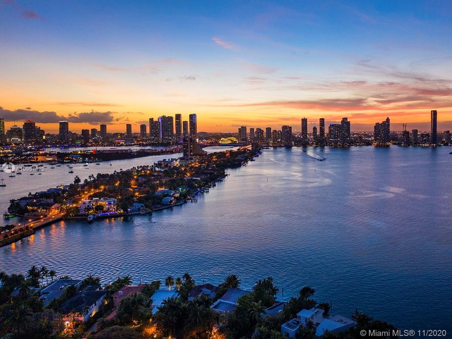 Located on the coveted Venetian Islands, this 3 Bed / 3.5 Bath two-story waterfront home offers stunning views of Miami’s Edgewater and Midtown skyline. Ready for renovation or knock and build your dream home on this 13,000 sq foot lot, over 100 feet of waterfront, with the most dramatic sunsets over the Miami city skyline.