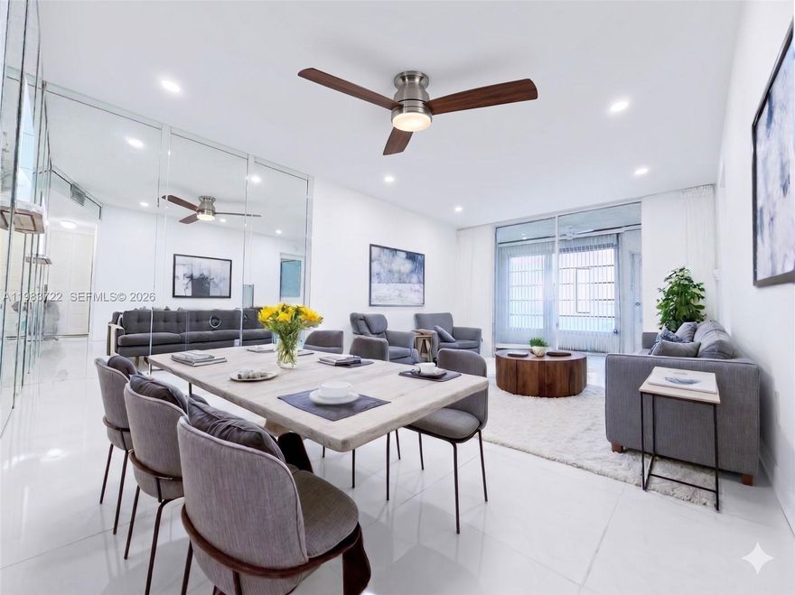 Don't miss this opportunity for a two-bedroom, two-bathroom first-floor unit in the sought-after 55+ SunriseLakes community. This bright unit offers comfort, convenience, and one of the best locations in the neighborhood. Enjoy a resort-style lifestyle with many amenities, including a clubhouse, golf, pools, tennis, fitness center, billiards, theater, bingo, jacuzzi, BBQ area, ballroom, live shows, cabanas, and more. Ideally located just minutes from dining, shopping, and only 10 minutes to Sagrass Mills mall.