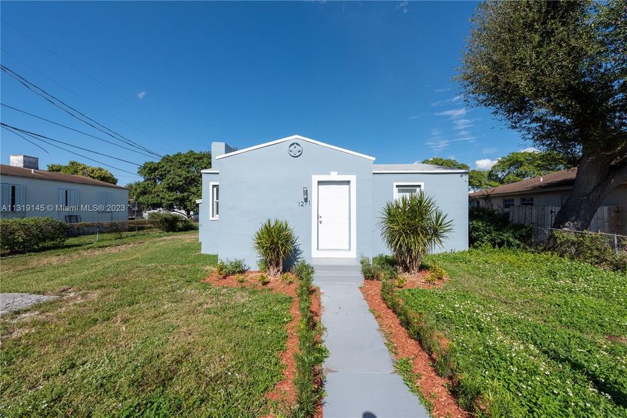 Come see this beautifully renovated 3 bedroom, 2 bathroom home in the heart of Miami! House has been updated top-to-bottom! Roof, floors, kitchen & bathrooms are all updated; move into a worry-free home! Features large-format porcelain tile, and sits on a quiet street close to a school for added safety. Kitchen features stainless steel appliances (to be installed). Lots of Natural light throughout the home! Location allows you to be minutes from I-95, Downtown, Brickell, Wynwood, Design District, and more! AIRBNB ELIGIBLE! Great for investors! Very easy to show, please use Showing Assist.