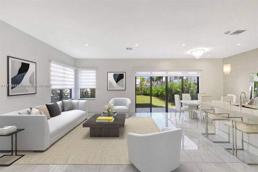 Welcome to your dream home in Canarias at Downtown Doral! This stunning 4-bedroom, 3.5-bathroom residence is one of the few homes ideally situated on a prime corner lot, offering modern elegance and spacious living full of upgrades. Step inside to discover a bright, open-concept layout featuring high-end finishes and a fully functional gourmet kitchen with quartz countertops. Enjoy the convenience of a private outdoor space designed for both relaxation and entertainment. Experience resort-style living with a state-of-the-art clubhouse! This prime location is within walking distance to amazing parks, a variety of restaurants, bars, shops, and grocery stores. Plus, you'll have access to top schools. Embrace a vibrant lifestyle where convenience meets luxury!