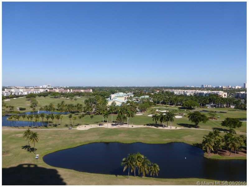 LARGEST MODEL.BEAUTIFUL DIPLOMAT COUNTRY CLUB GOLF AND LAKE VIEW. 3 FULL BEDROOMS & 2 FULL BATHS CORNER UNIT W/ 2 BIG WRAPAROUND BALCONIES. NE EXPOSURE. ENJOY THE OCEAN BREEZE, NO OBSTRUCTION. LARGE LAUNDRY ROOM. LARGE MASTER BATH & 2 WALK-IN CLOSETS IN MASTER BEDROOM.STAINLESS STEEL APPL. GRANITE KITCHEN TOP. COVERED PARKING. 24HRS GATED COMMUNITY.BEAUTIFUL POOL. STATE OF THE ART GYM, BUSINESS CENTER, THEATER, CYBER CAFE, TENNIS CT. RENT INCL. WATER,INTERNET & CABLE.