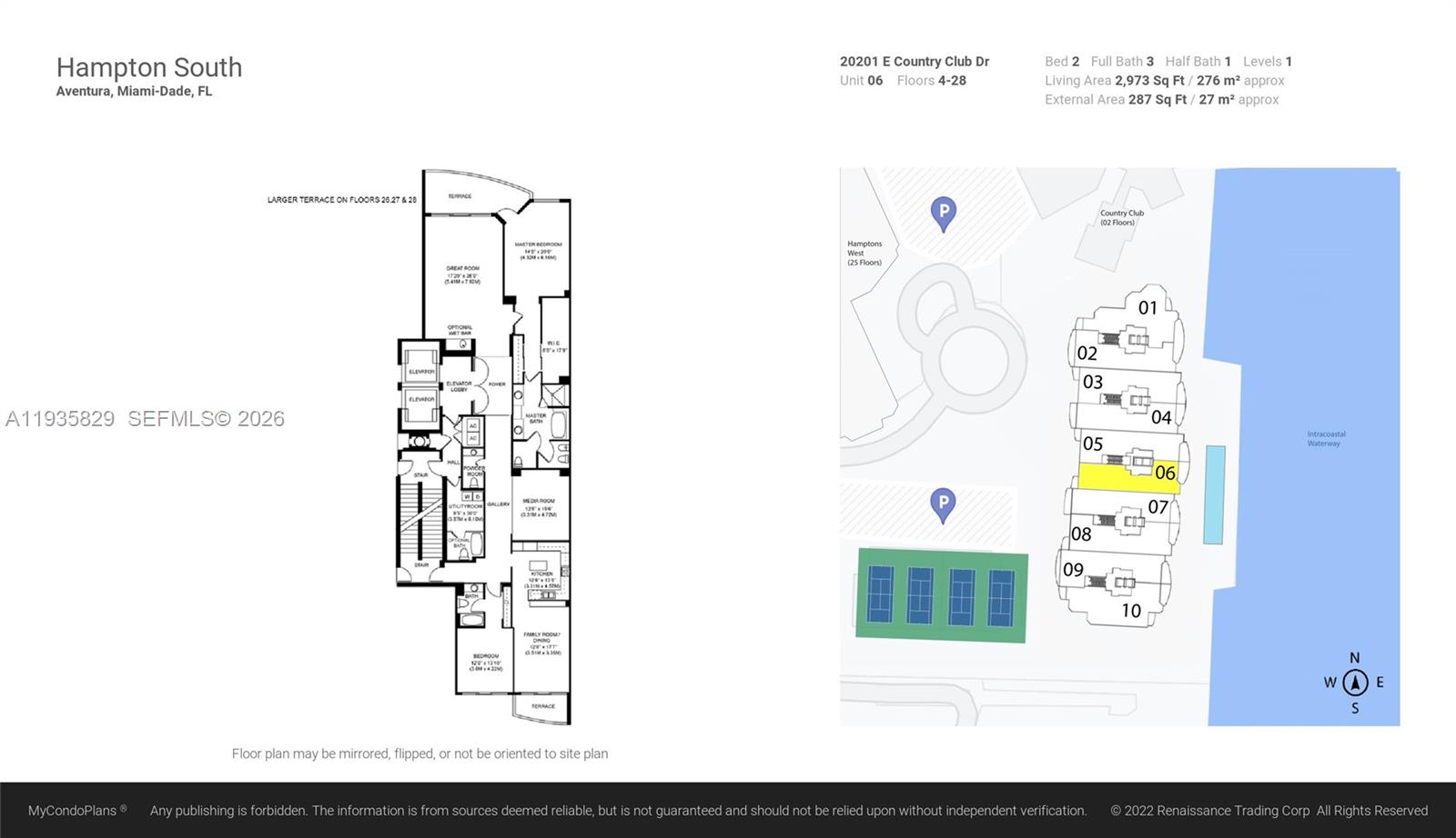 HAMPTONS SOUTH CONDO - Residential