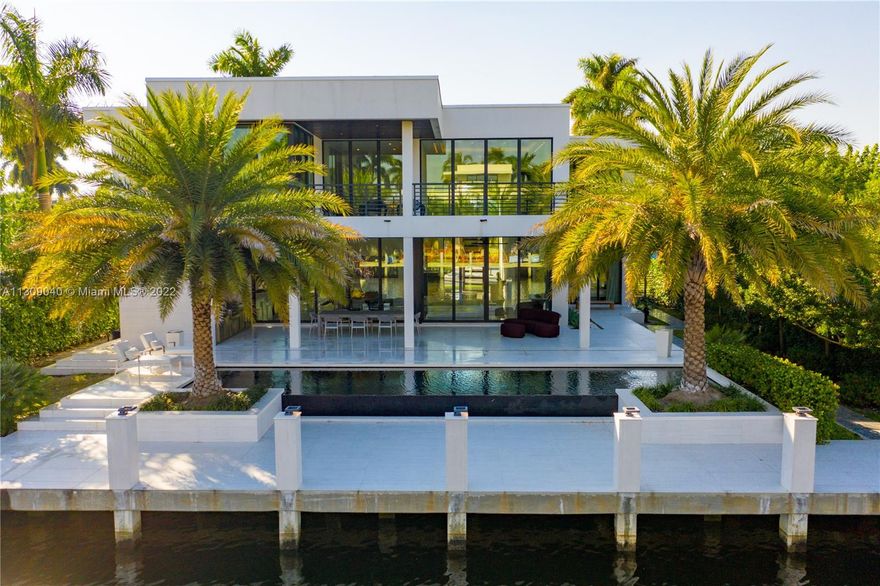 AVAILABLE FOR 31 DAYS MINIMUM LEASE CONTRACTS. Brand new construction! This water front very modern and clean style mansion has 4 bedrooms + office Space/5.5 bathrooms. Very well furnished, professionally designed, linens, smart TV's, large pool, out door dining and lounge sofa. Amazing location in the most prestigious area of Fort Lauderdale! Walk one way to all your favorite restaurants on Las Olas Blvd, walk the other way to the beach. Gourmet kitchen, high end appliances Miele. Very large master bedroom, balconies all over! All 4 bedrooms have an ensuite bathroom. Available for leases from 31 days up to 6 months!