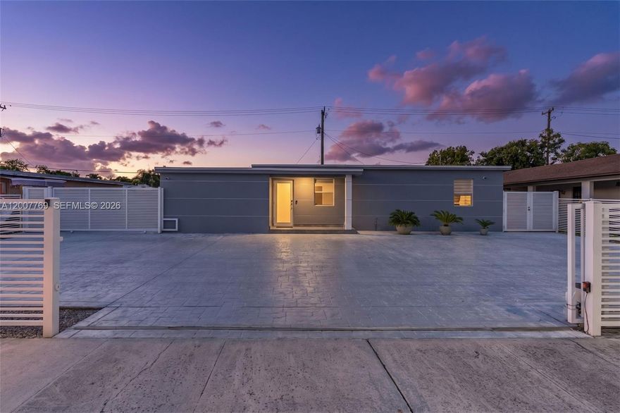 Prime Southwest Miami location across from HCA Florida Kendall Hospital with immediate access to Florida’s Turnpike, Bird Road, urgent care, schools, shopping, dining and minutes from FIU. Located in front of Miami-Dade Greenways & Trails, ideal for outdoor activities. Remodeled home on a 7,500 SF lot with no HOA, featuring 3 bedrooms, 2 full baths and 2 half baths. Includes impact doors/windows, ceramic floors, renovated kitchen and baths, modern lighting, electric gate, new aluminum fence and driveway for up to 9 vehicles. Also offers enclosed multipurpose terrace, potable water well, block backyard structure, EV charger, space for boat/RV, two separate patios, one with pergola, BBQ area, storage, exterior half bath and pool potential. Active Family Day Care licensed by DCF since 2013.