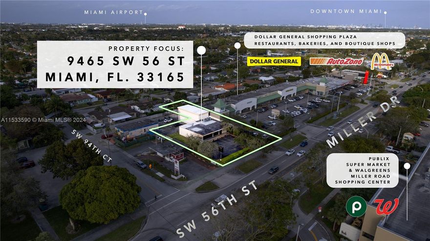 REAL ESTATE ONLY (BUSINESS NOT INCLUDED)! Perfect Opportunity to purchase a prime, centrally located free standing commercial/retail building. Fantastic frontage zoned BU-1A Business Districts, ample parking, 2 story high warehouse with loading dock garage in the back and possibility to build mezzanine. Office/store in the front making it an ideal mixed-use. Located inside the urban development boundary, on Miller Rd with high visibility & signage traffic & close to major highways!